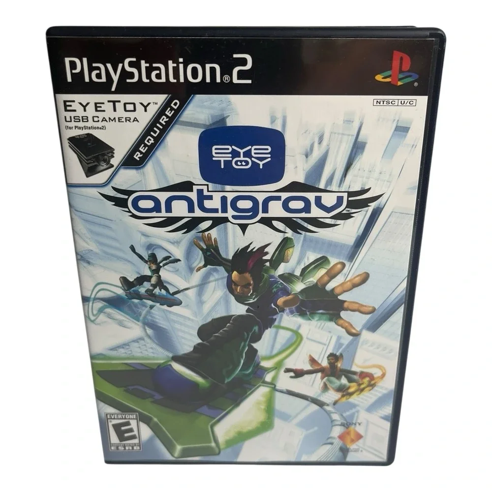 EyeToy AntiGrav PlayStation 2 PS2 Camera CIB Complete Video Game Tested